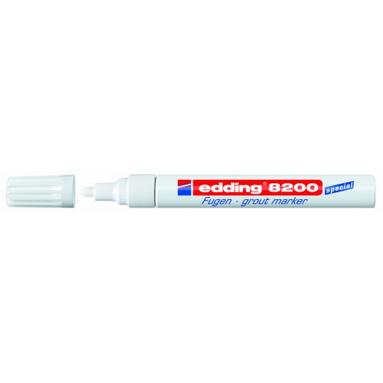 EDDİNG FAYANS KALEMİ 8200-49 BEYAZ TEKLİ