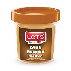 LETS L8440-6 TEK RENK OYUN HAMURU 110GR KAHVERENGİ