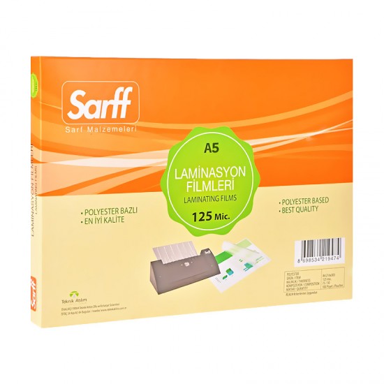 SARFF 15309017 LAMİNASYON A5 125MİC