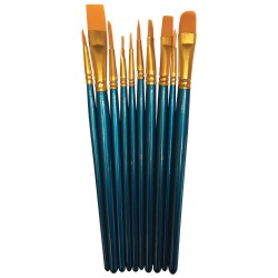 KOSİDA CRYL FIRÇA SETİ HOBBY AKRİLİK SET 10 FIRÇA