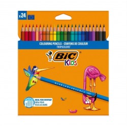 BİC KURU BOYA 24 RENK KİDS TROPICOLORS 2 9375182