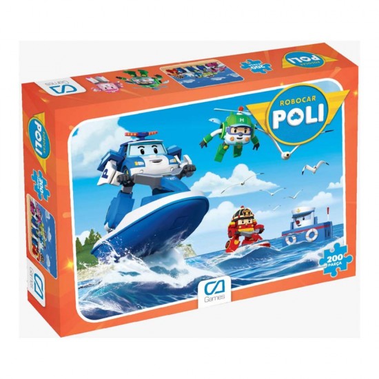 CA 5328 PUZZLE 200 PRÇ ROBOCAR POLİ