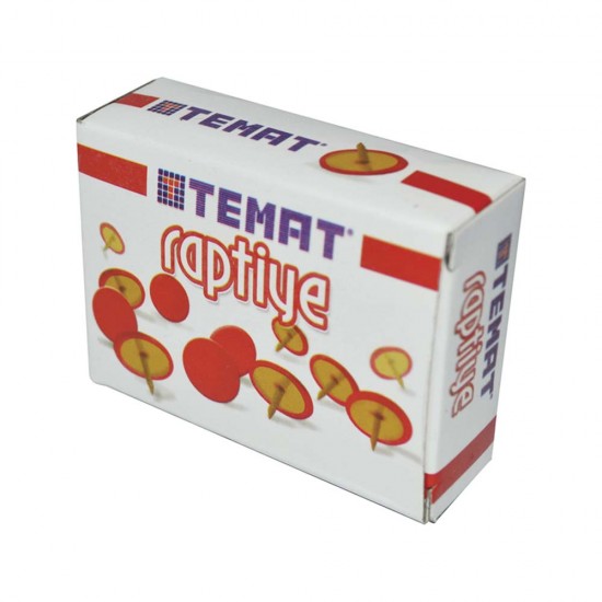 TEMAT 20008 RENKLİ RAPTİYE 300-K KIRMIZI