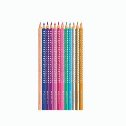 FABER KURUBOYA PARLAK RENKLER METAL KUTU 12Lİ 201737