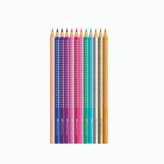 FABER KURUBOYA PARLAK RENKLER METAL KUTU 12Lİ 201737