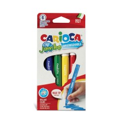 CARİOCA 40568 KEÇELİ KALEM JUMBO 6LI