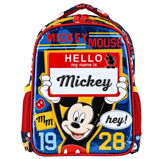 OTTONYA 000029-49129 DİSNEY MICKEY MOUSE ANAOKULU ÇANTASI BRICK HELLO