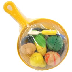 BİRLİK 15 PCS KESİLEBİLEN MEYVE&amp;SEBZE YEMEK DÜNYASI