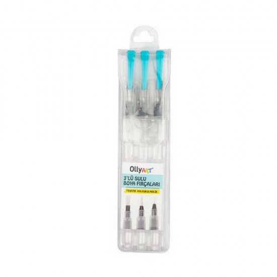 LİNO LN-3103 OLLYART DOLBİLİR SULUBOYA FIRÇA 3LÜ SET