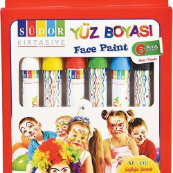 SÜDOR YB01 YÜZ BOYASI 6LI
