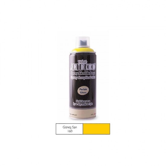 ARTDECO 400-160 SPREY BOYA 400ML GÜNEŞ SARI