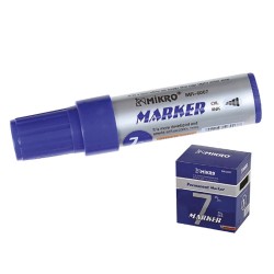 MİKRO MR6007 PERMANENT MARKÖR JUMBO 7MM MAVİ