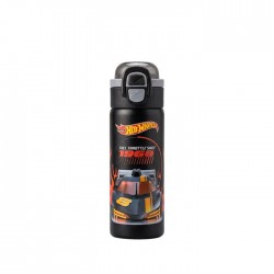 WİGGLE 3821 HOT WHEELS ÇİFT FONKSİYON KAPAKLI ÇELİK MATARA 600ML