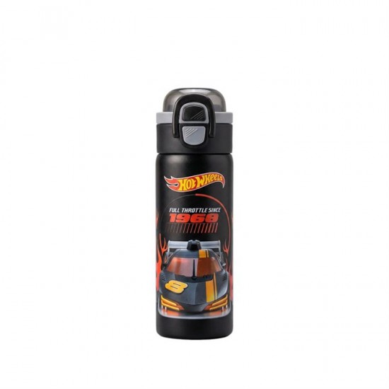 WİGGLE 3821 HOT WHEELS ÇİFT FONKSİYON KAPAKLI ÇELİK MATARA 600ML