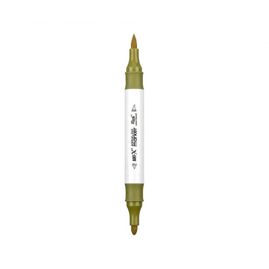 RİCH KLM-17895 ART-X AKRİLİK MARKÖR KALEM DUO 202 HAKİ