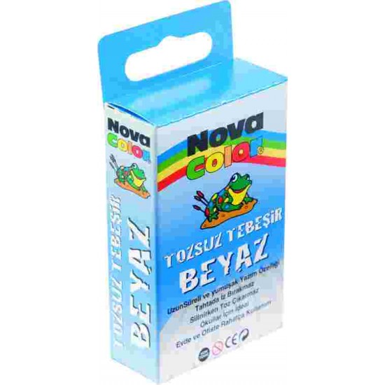 NOVA COLOR NC-4110 TEBEŞİR 10LU BEYAZ
