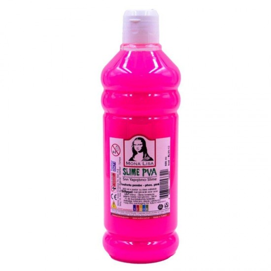 SÜDOR SL05-12 MONALİSA SLİME YAP.500ML FOSFORLU PEMBE