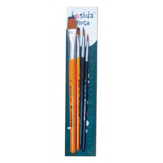 KOSİDA KF158SET 158 FIRÇA 6901 4+14 123  2+6 4LÜ SET