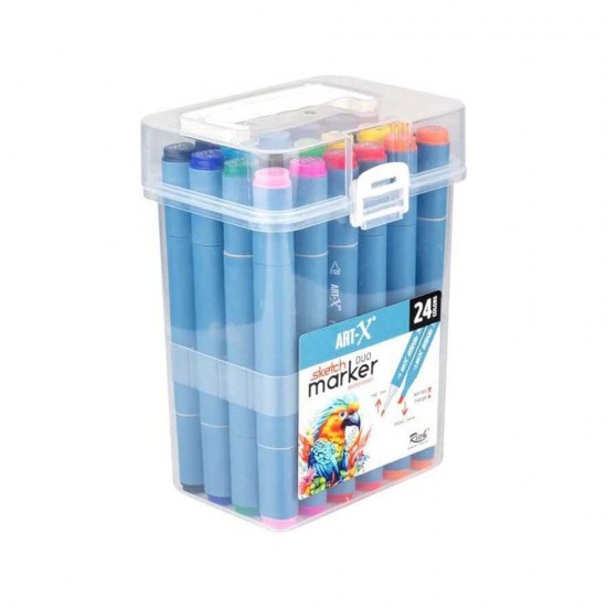 RİCH KLM-18047 ART-X SKETCH MARKÖR DUO 24LÜ SET