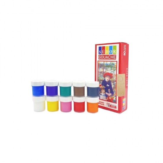 SÜDOR SD522 GUAJ BOYA 20ML ŞİŞE 10 RENK TK
