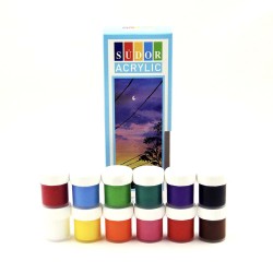 SÜDOR SD126 AKRİLİK BOYA SET 12X20ML