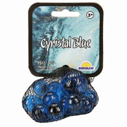 SUNMAN 2997 MARBLE CYRSTAL BLUE 15+1 IN NET