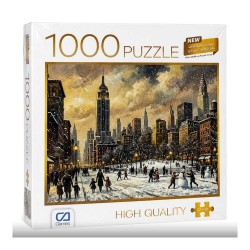 CA 7102 PUZZLE KAR ALTINDA NEW YORK 1000 PARÇA