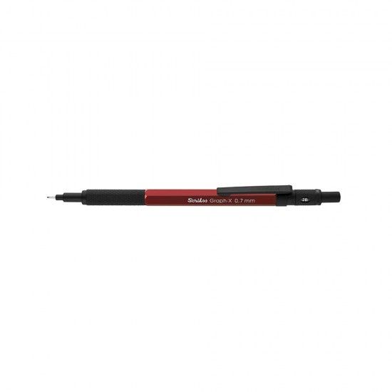 SCRİKSS GRAPH-X METAL VERSATİL 07MM KIRMIZI ŞEFFAF AMB