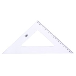 HATAS 0802 GÖNYE AKRİLİK 45 DERECE 30CM