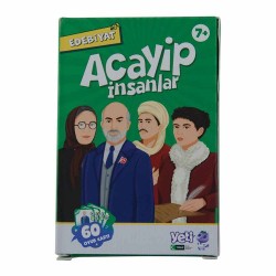 YEŞİLAY YAYINLARI /  ACAYİP İNSANLAR - EDEBİYAT (OYUN KARTI)