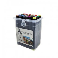 SÜDOR TM1-24 MONALİSA TOUCH BLACK MARKÖR 24 RENK