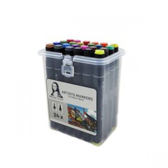 SÜDOR TM1-24 MONALİSA TOUCH BLACK MARKÖR 24 RENK