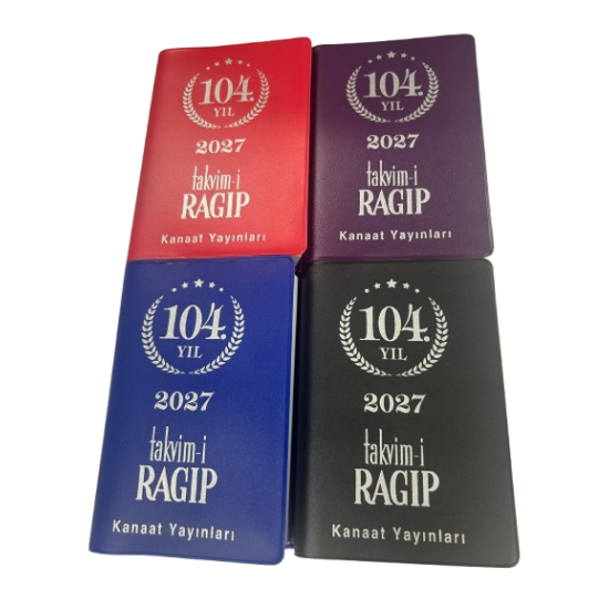 KANAAT RAGIP CEP TAKVİMİ 2027