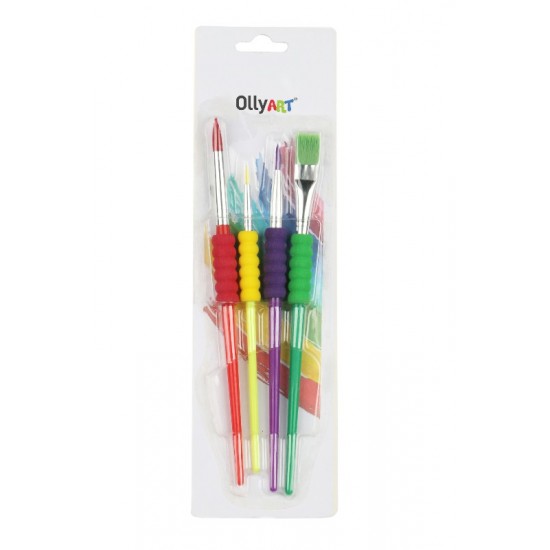 LİNO LN-3204 OLLYART BLİSTERLİ FIRÇA 4LÜ SET