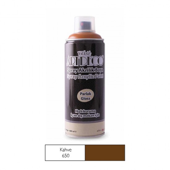 ARTDECO 400-650 SPREY BOYA 400ML KAHVERENGİ