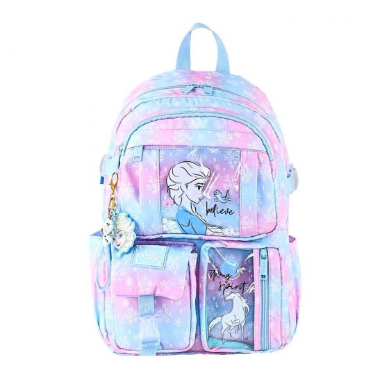 OTTONYA 000189-49296 DİSNEY FROZEN İLKOKUL ÇANTASI CHARM-LX COOL