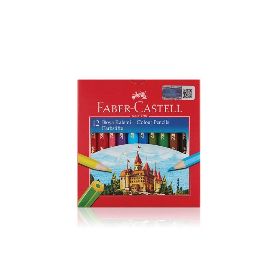 FABER KURUBOYA 12 RENK YARIM BOY KARTON KT 116412