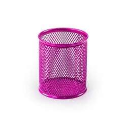 MAS 0500 MASA KALEMLİK PERFORE SİLİNDİR PEMBE