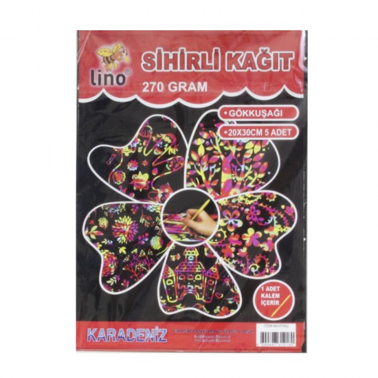 LİNO 2740J SİHİRLİ KAĞIT 270GR 5Lİ PK