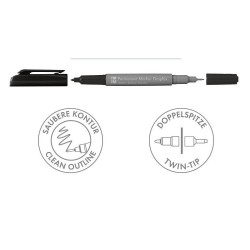PONART MA-01470003073 MARABU PERMANENT MARKÖR GRAPHİX BLACK