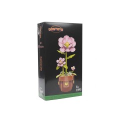 DOSTOYS 06289-116-1 BLOK ÇİÇEK JAPON GÜLÜ PEMBE