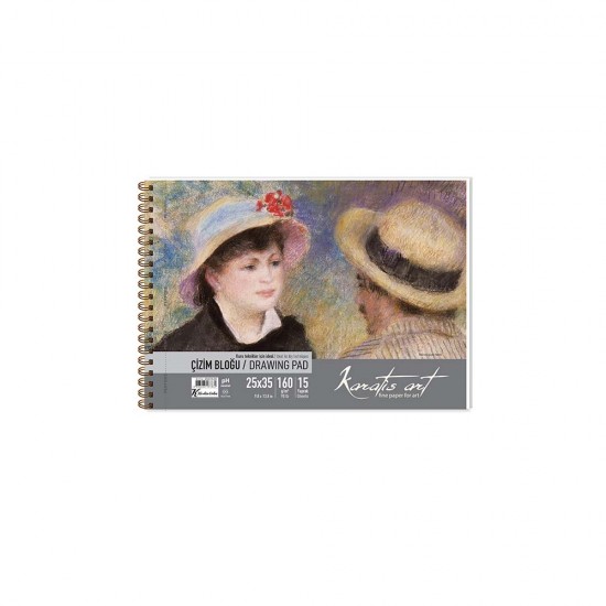 KESKİN 485005 KARATİS ART 160GR 25X35 RESİM KAĞIDI 50Lİ PAKET