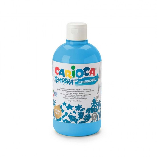 CARİOCA 40427-05 TEMPERA BOYA YIKANABİLİR 500ML MAVİ