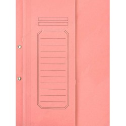ALEMDAR LÜKS YARIM KAPAK KARTON DOSYA 25Lİ PK PEMBE