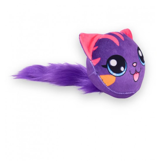 SQUISHY PELUŞ KUYRUKLU KEDİ  MOR