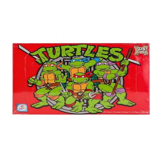 UTKU LAÇO NK7991 FRAME PUZZLE 24PRÇ NİNJA KAPLUMBAĞA TASMALI