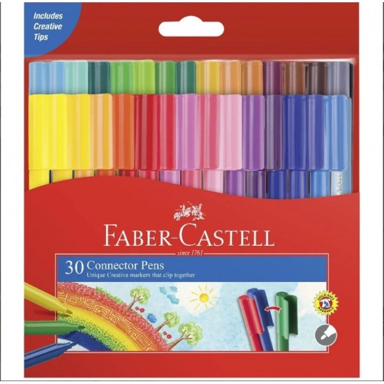 FABER EĞLENCELİ KEÇELİ KALEM 30 RENK 113000