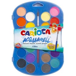 CARİOCA 42405 SULUBOYA TABLET FIRÇALI 30MM 24 RENK