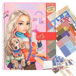 TOPMODEL 0412725 MIKNATISLI KAPAK KUMAŞ DESENLİ KAĞITLARLA TASARIM DEF