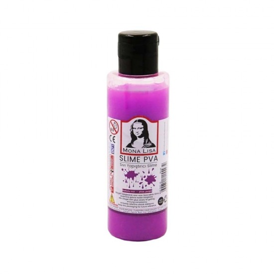 SÜDOR SL01-16 MONALİSA SLİME YAP.70ML FOSFORLU MOR